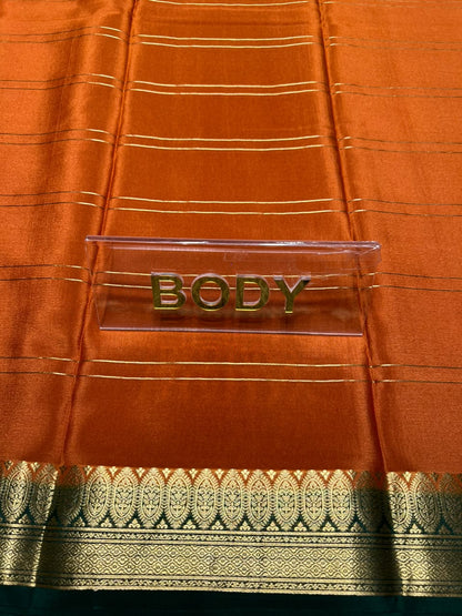 Pure Mysore Silk Saree.