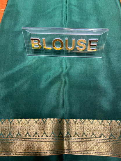 Pure Mysore Silk Saree.