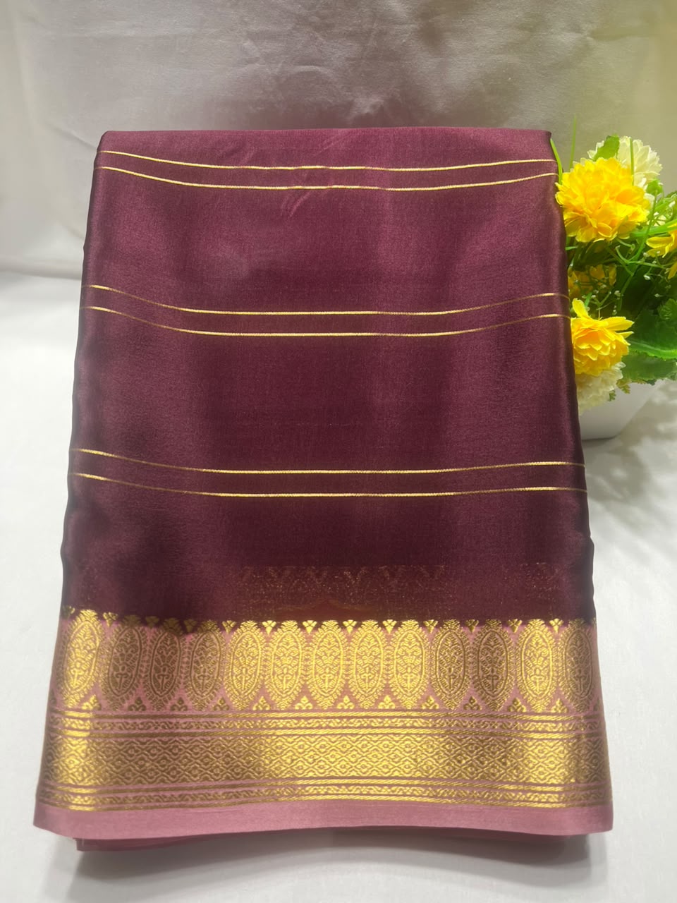 Pure Mysore Silk Saree.