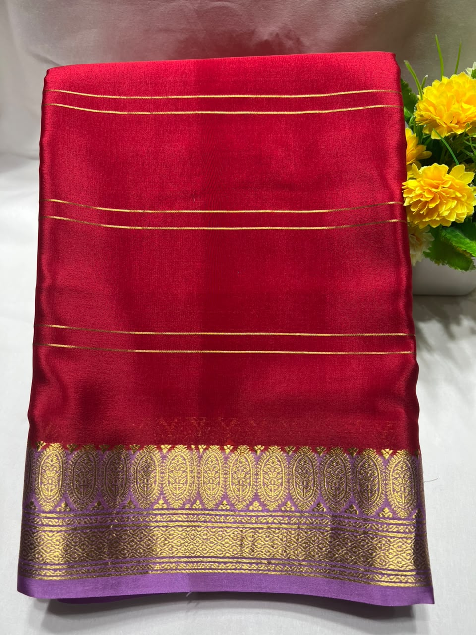 Pure Mysore Silk Saree.