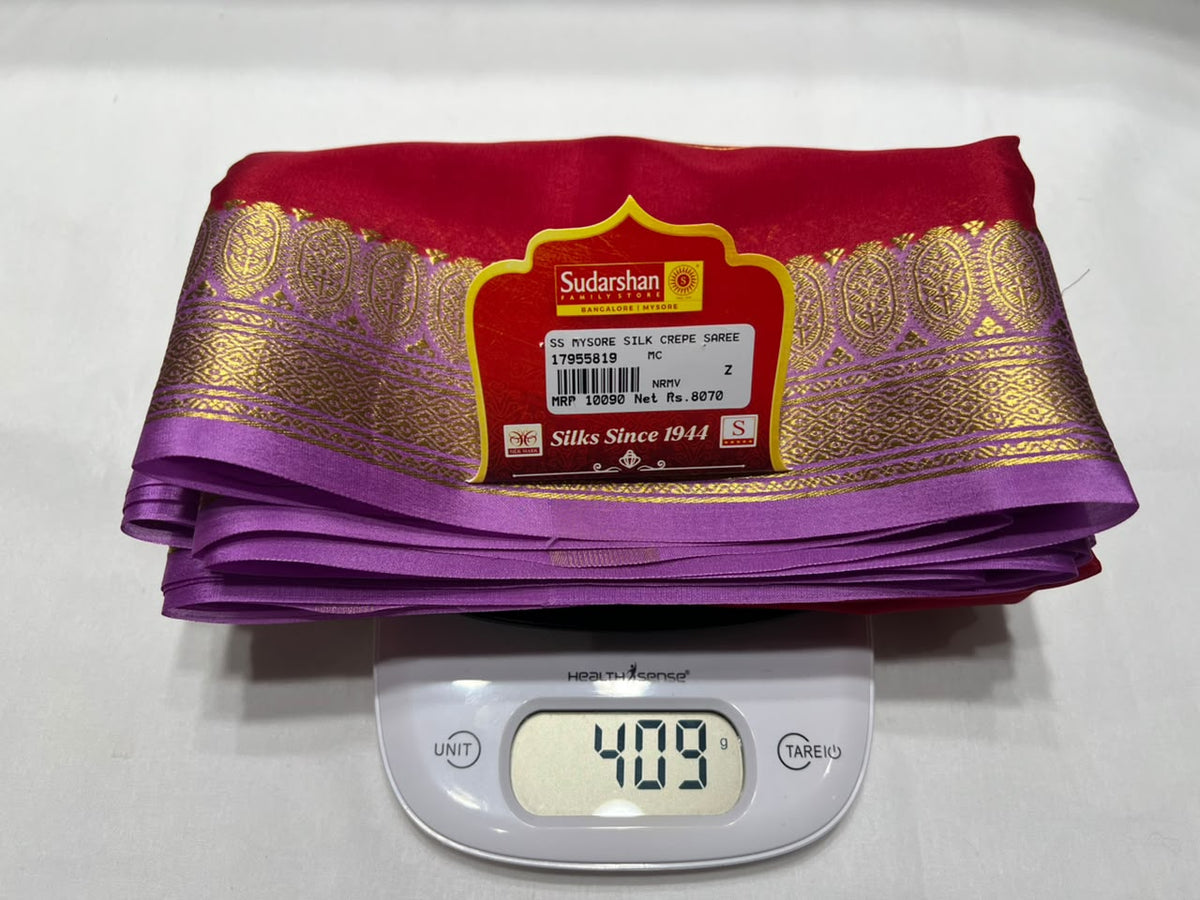 Pure Mysore Silk Saree.