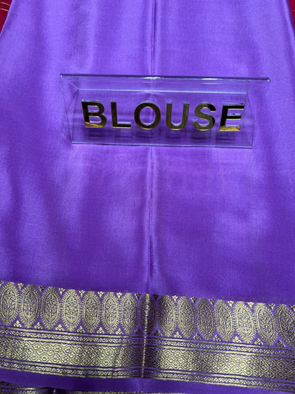 Pure Mysore Silk Saree.