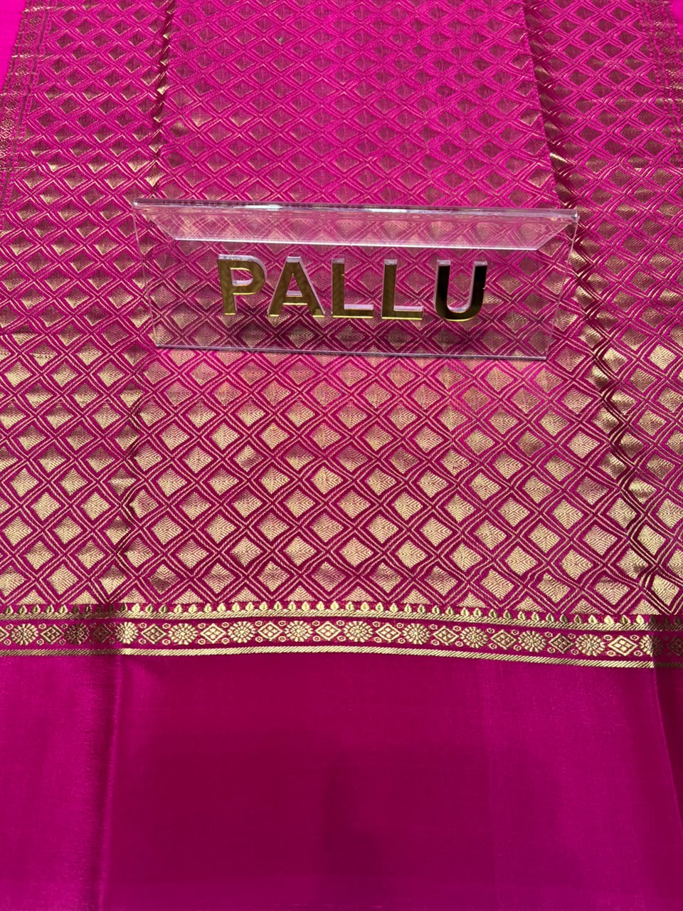 Pure Mysore Silk Saree.