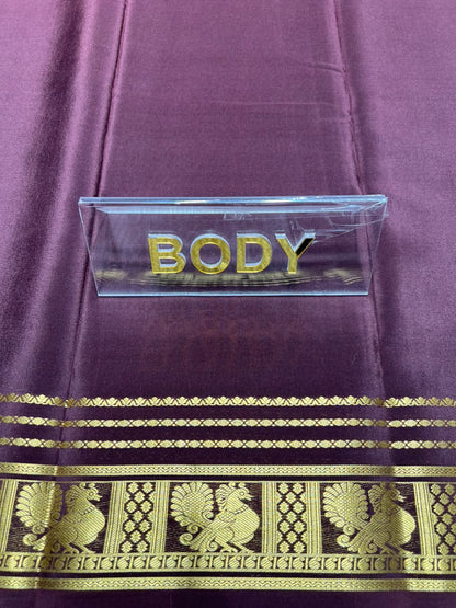 Pure Mysore Silk Saree.