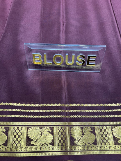 Pure Mysore Silk Saree.