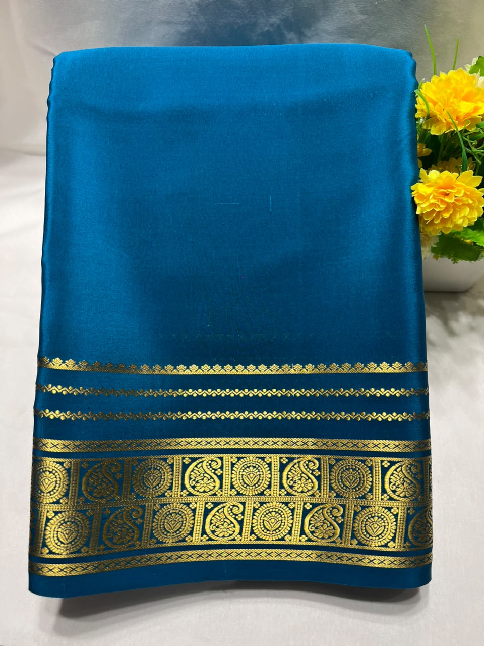 Pure Mysore Silk Saree.