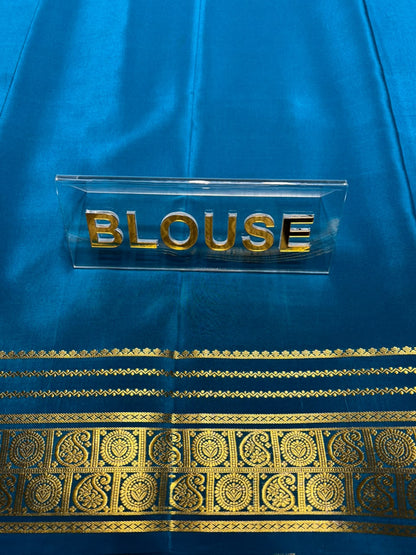 Pure Mysore Silk Saree.