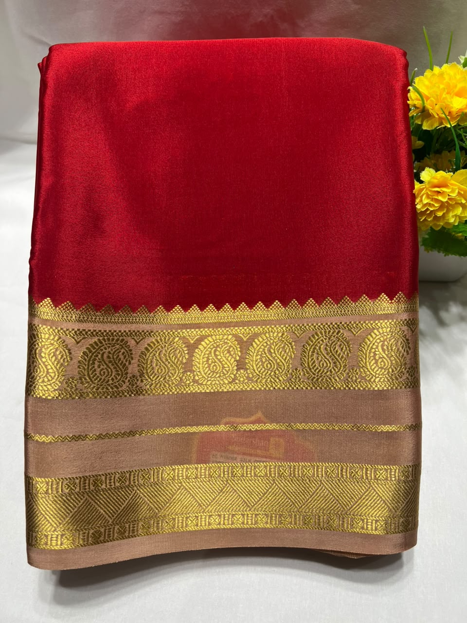 Pure Mysore Silk Saree.