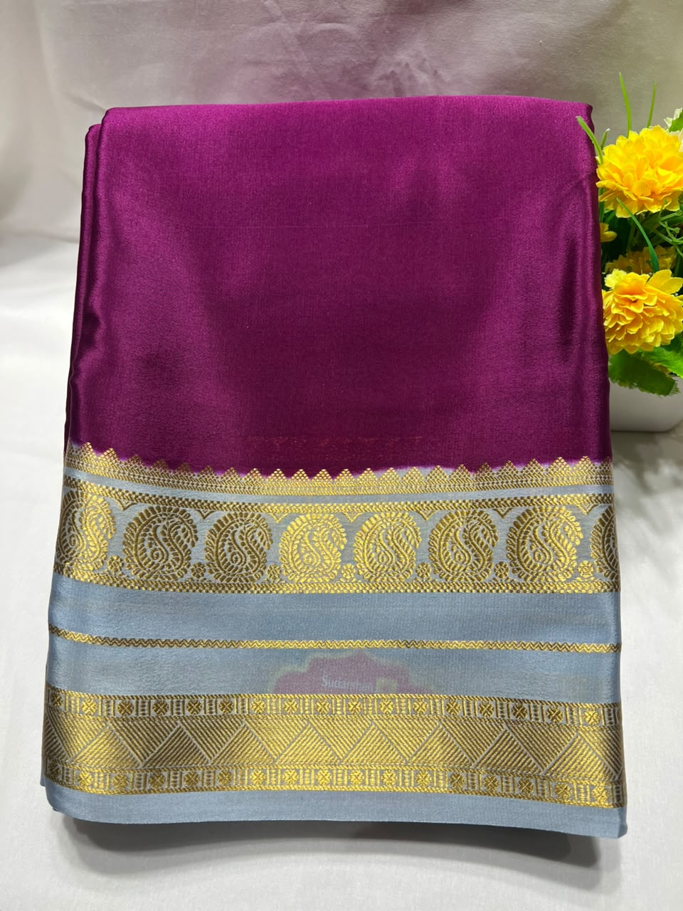 Pure Mysore Silk Saree.