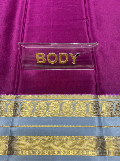 Pure Mysore Silk Saree.