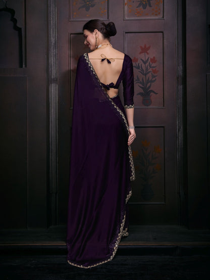 Georgette Silk saree