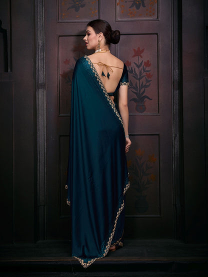 Georgette Silk saree