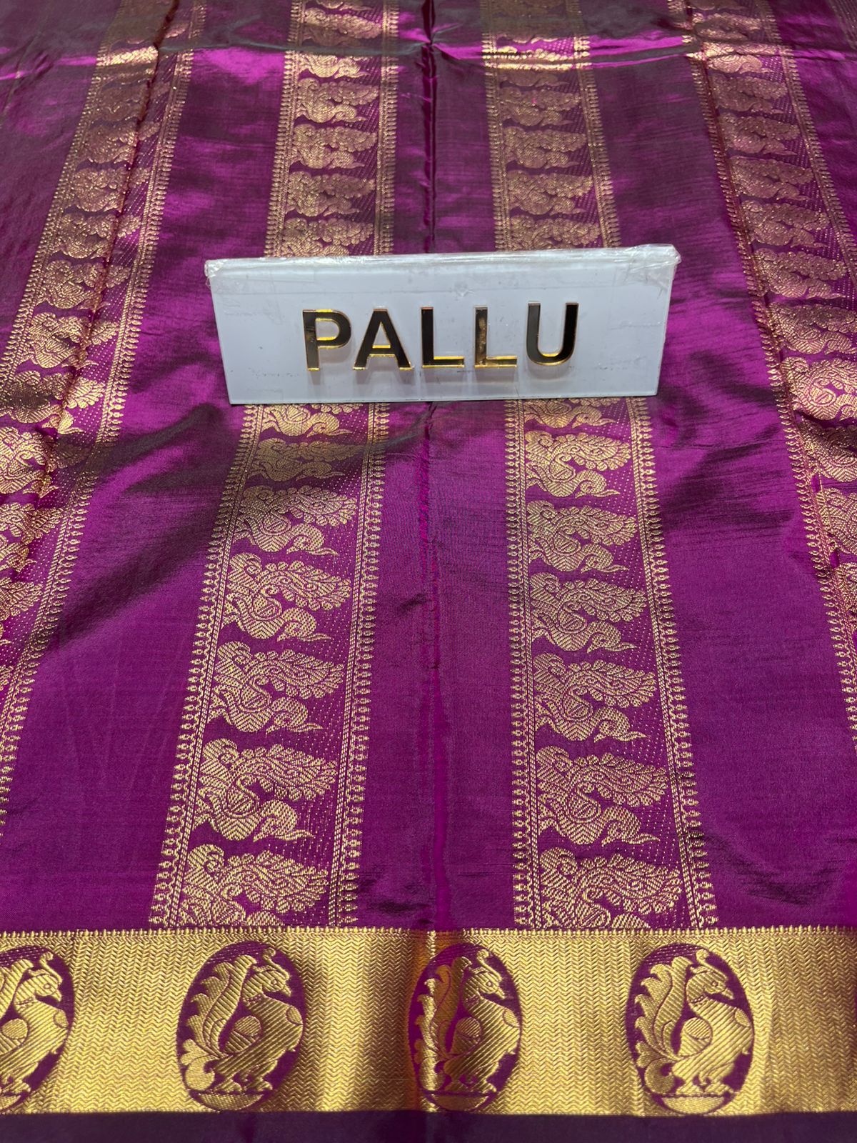 Pure kadial Silk Saree.