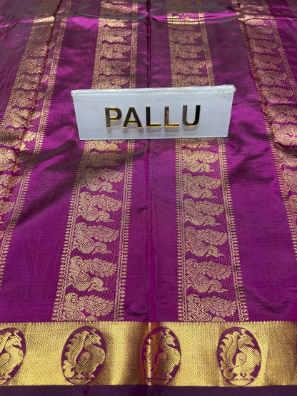 Pure kadial Silk Saree.