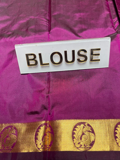 Pure kadial Silk Saree.