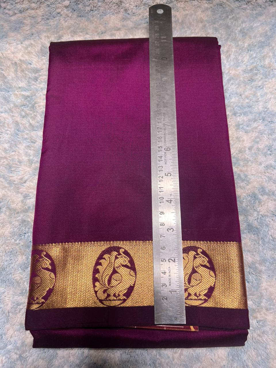 Pure kadial Silk Saree.