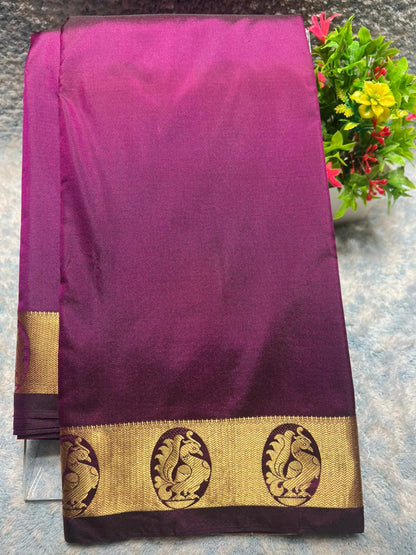 Pure kadial Silk Saree.