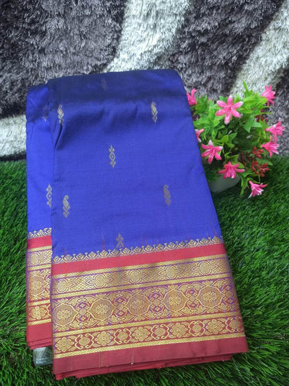 Pure kadial Silk Saree.