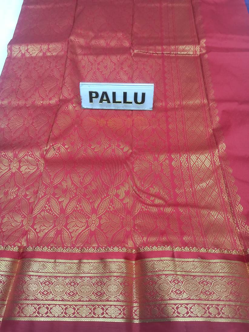 Pure kadial Silk Saree.