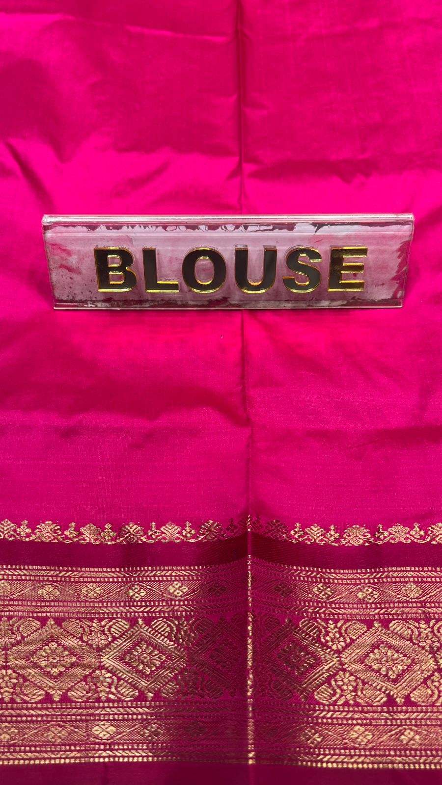 Pure Kanchipuram Silk Saree 9 Yards.