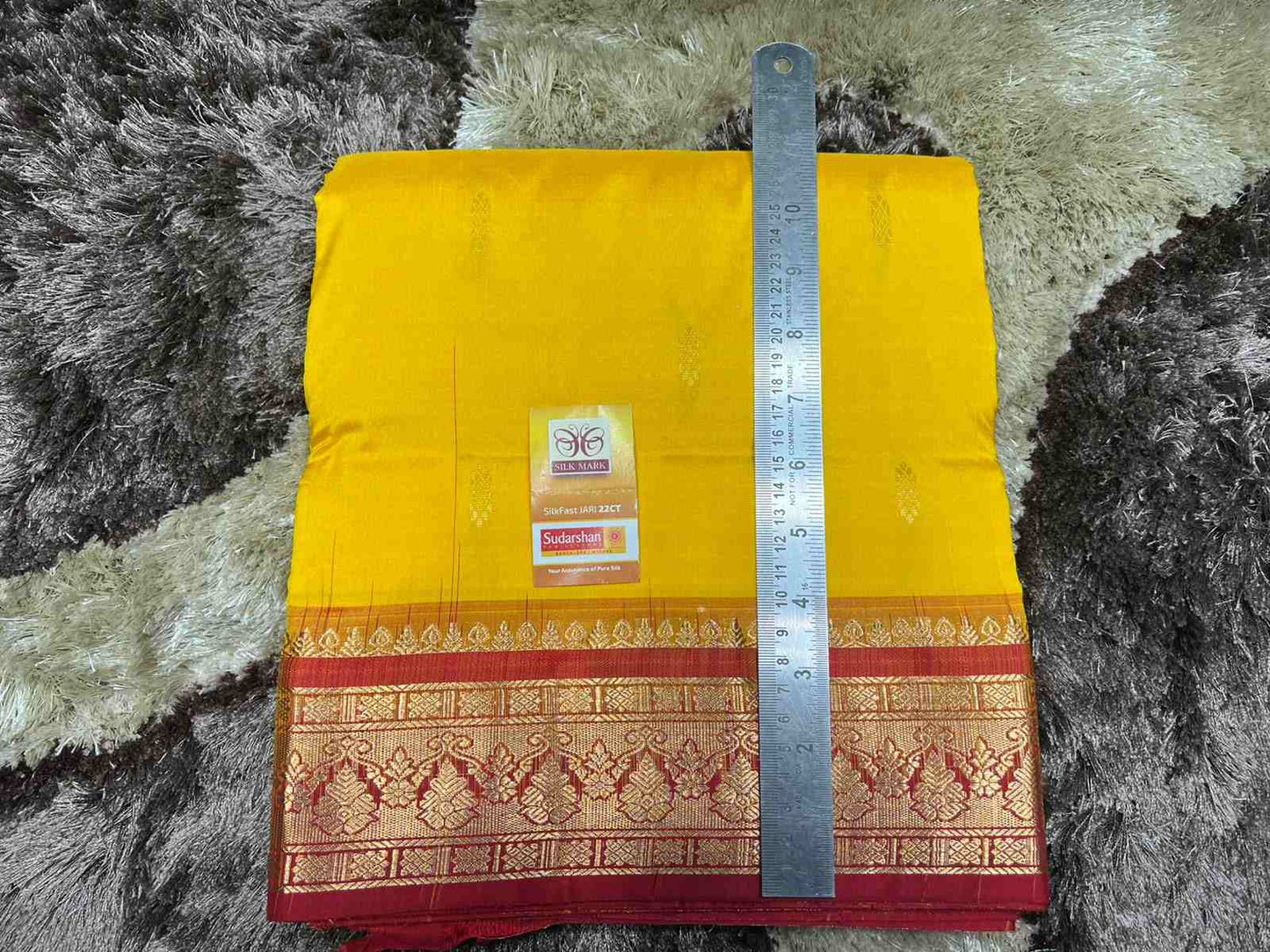 Pure Kanchipuram Silk Saree 9 Yards.