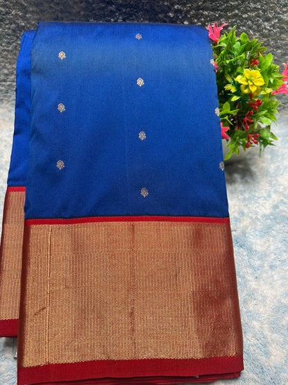 Pure kadial Silk Saree.