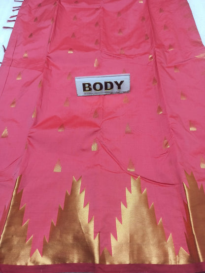 Pure kadial Silk Saree.