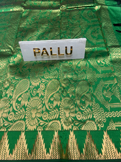 Pure kadial Silk Saree.