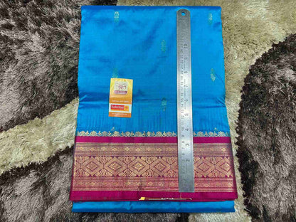 Pure Kanchipuram Silk Saree 9 Yards.