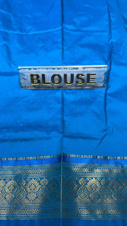 Pure Kanchipuram Silk Saree 9 Yards.
