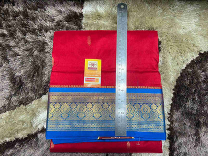 Pure Kanchipuram Silk Saree 9 Yards.