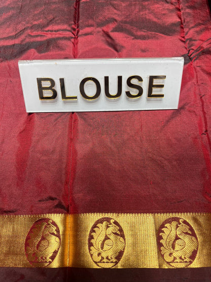 Pure kadial Silk Saree.