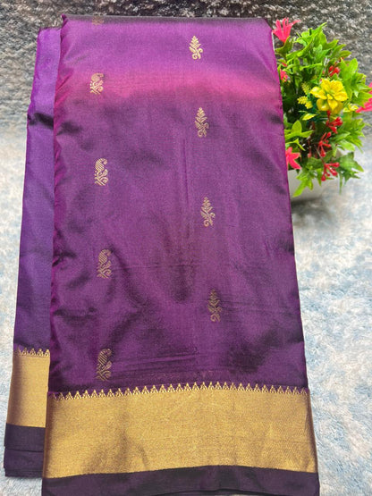 Pure kadial Silk Saree.