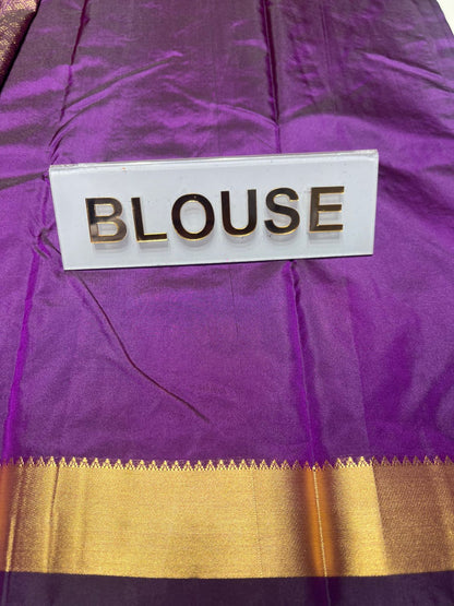 Pure kadial Silk Saree.