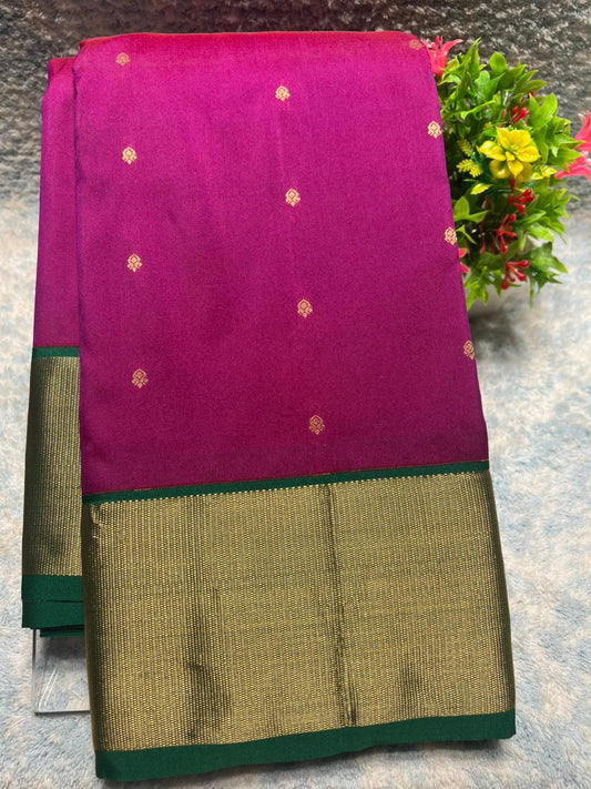 Pure kadial Silk Saree.