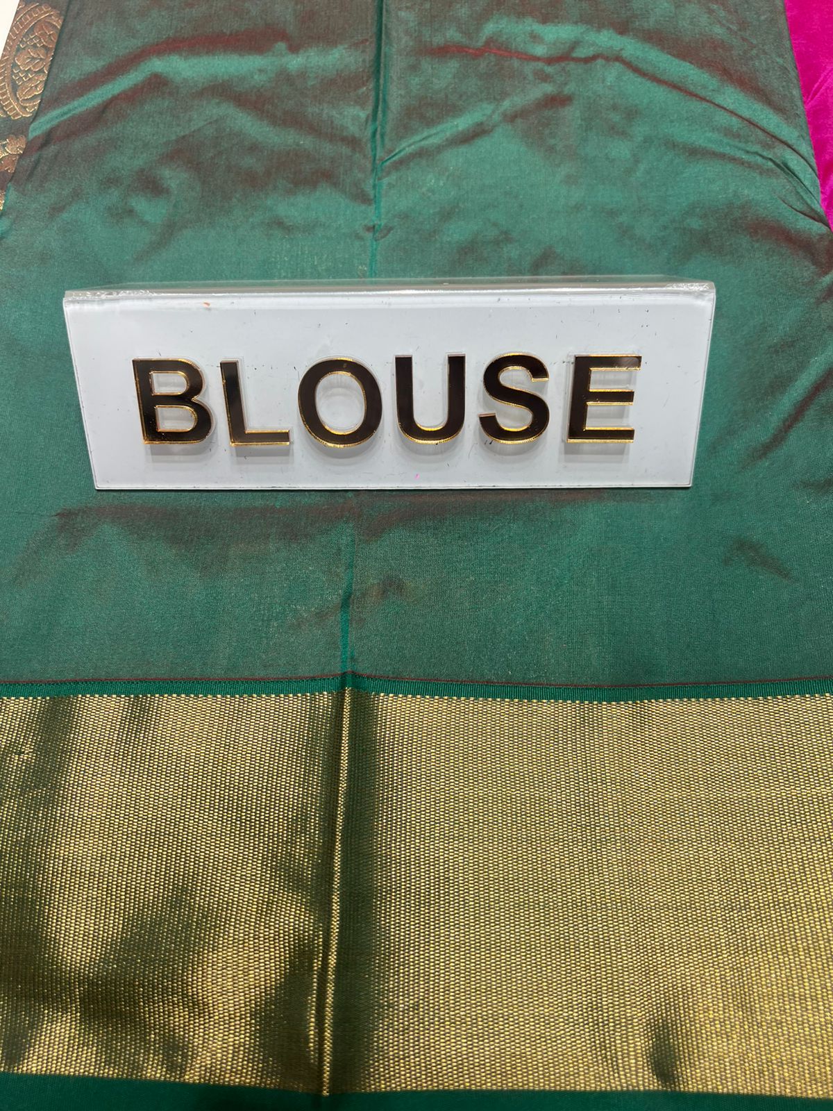 Pure kadial Silk Saree.