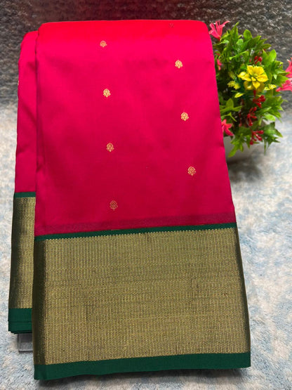 Pure kadial Silk Saree.