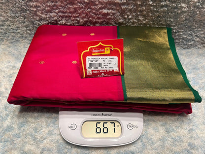 Pure kadial Silk Saree.