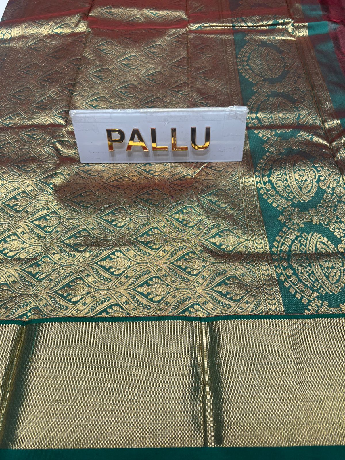 Pure kadial Silk Saree.