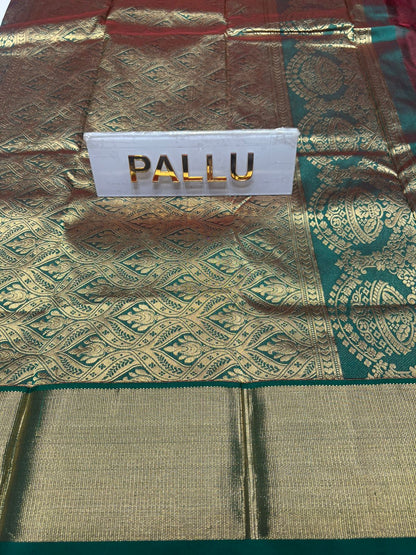 Pure kadial Silk Saree.