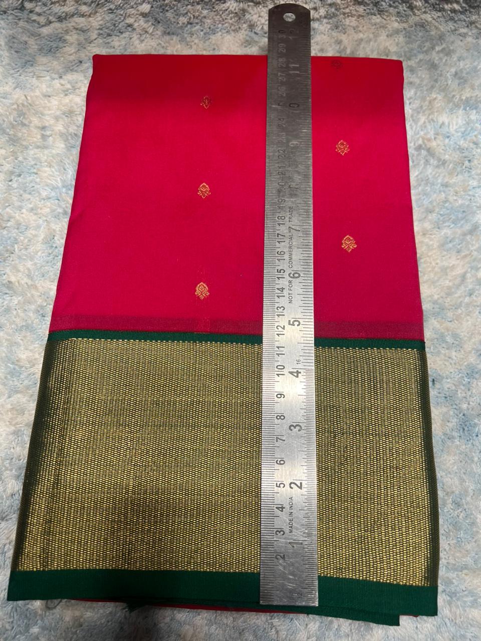 Pure kadial Silk Saree.