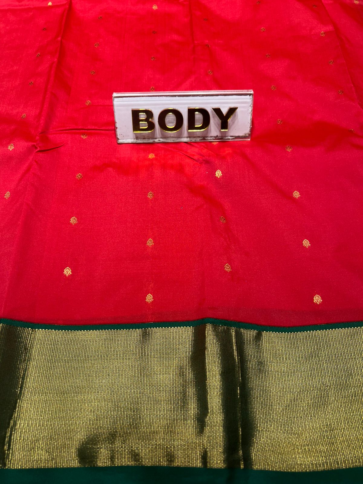 Pure kadial Silk Saree.