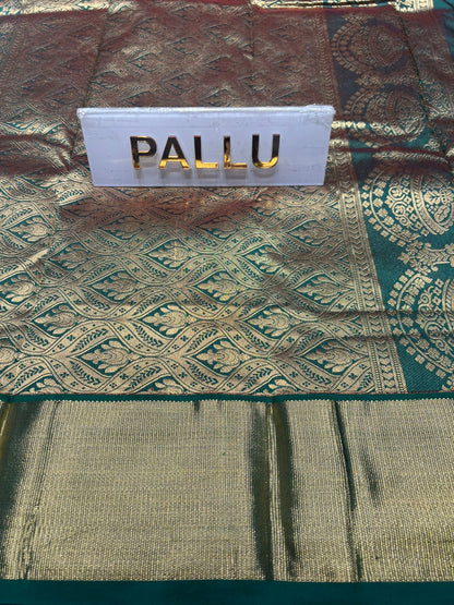 Pure kadial Silk Saree.