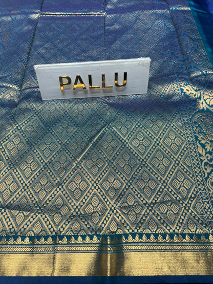 Pure kadial Silk Saree.