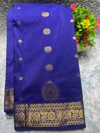 Pure kadial Silk Saree.