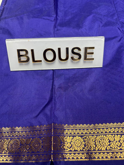 Pure kadial Silk Saree.