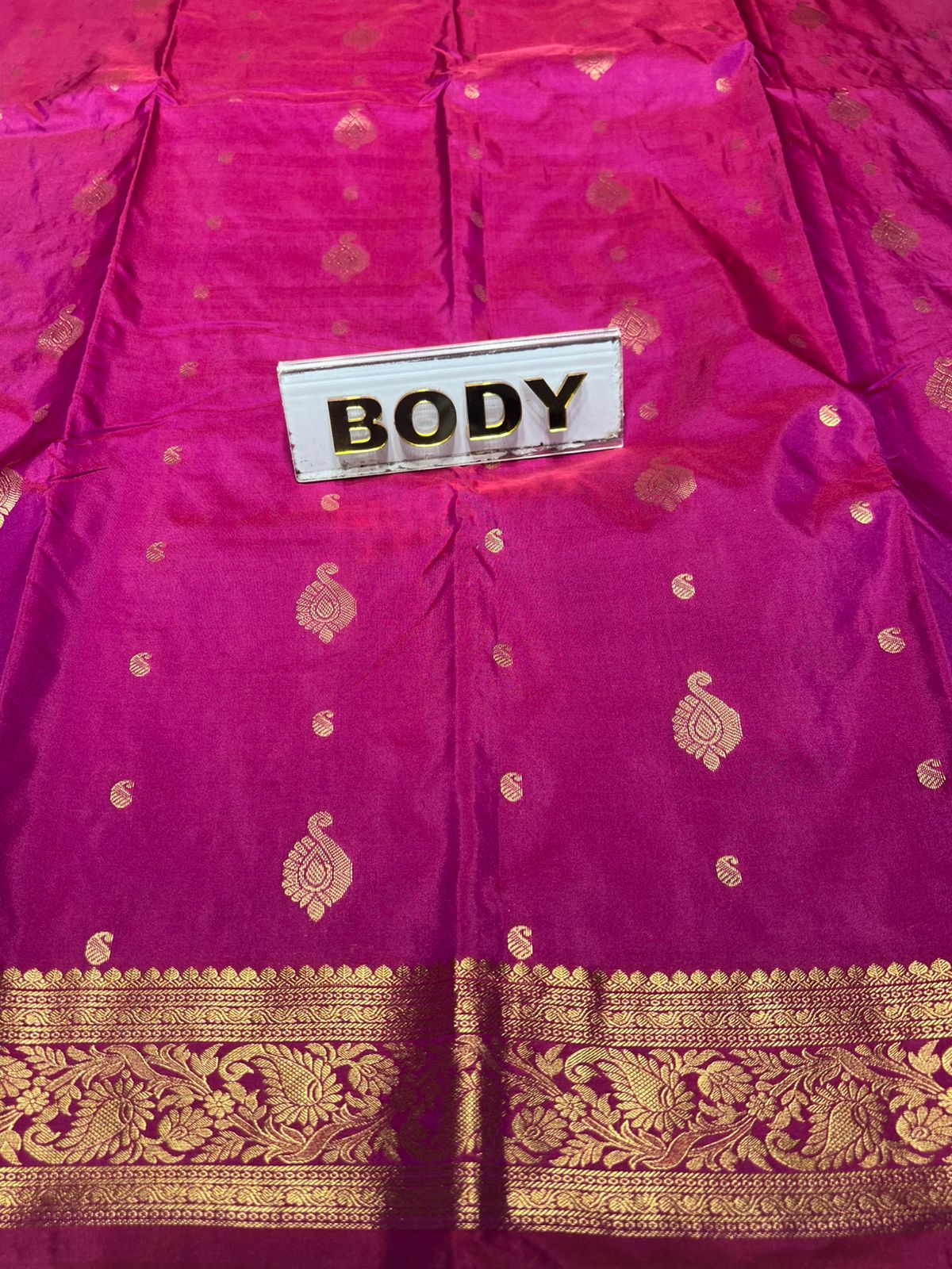 Pure kadial Silk Saree.