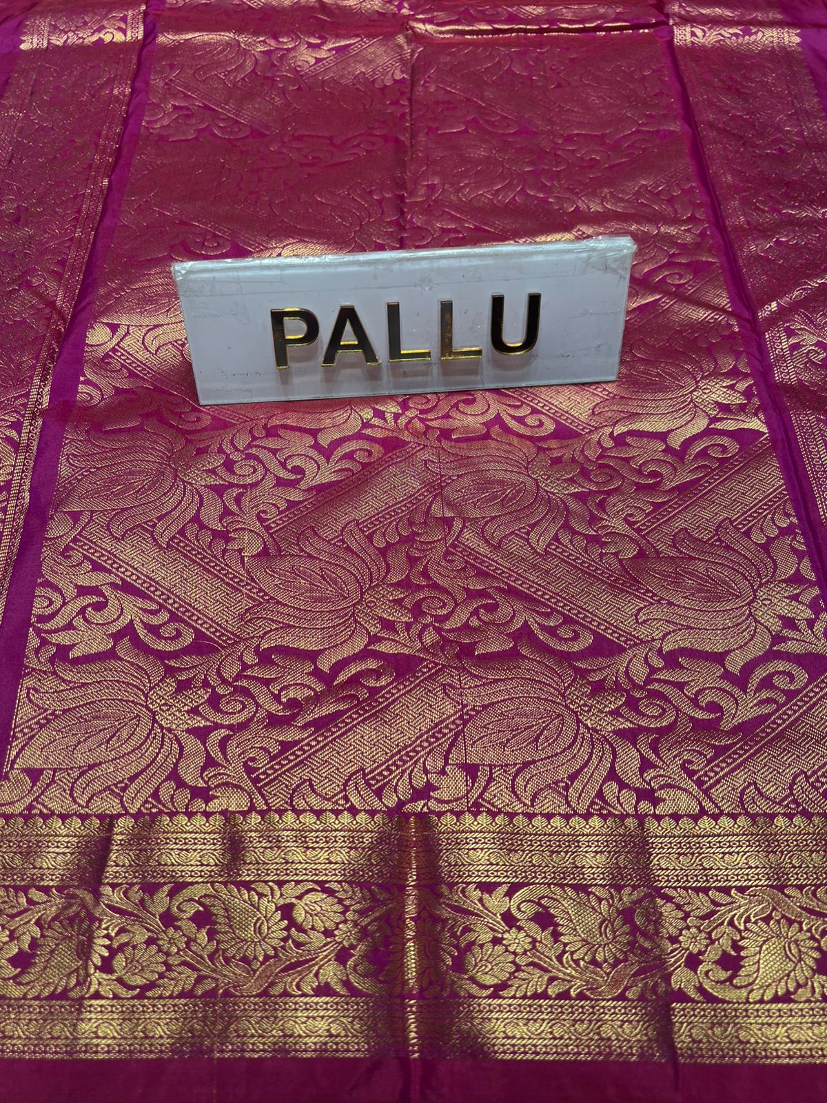 Pure kadial Silk Saree.