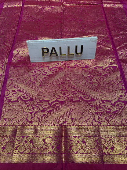Pure kadial Silk Saree.