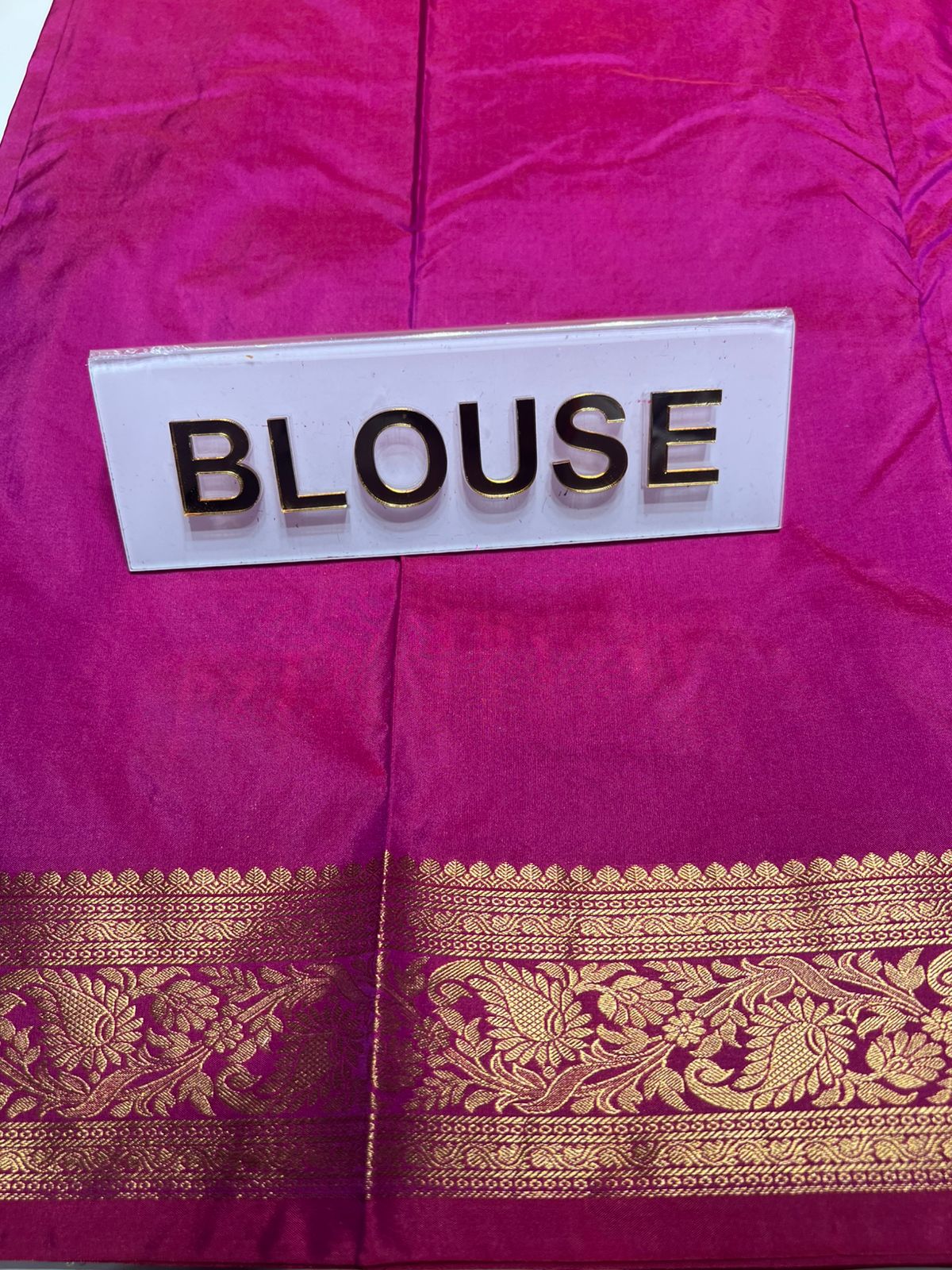 Pure kadial Silk Saree.